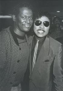 Luther Vandross and Little Richard 1985, LA.jpg